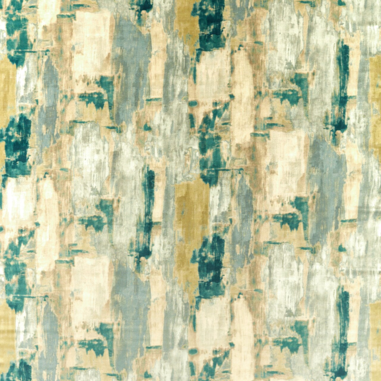 1 Yard Abstract Viscose Cotton Linen Print Fabric for Multipurpose Upholstery and Decorative Use